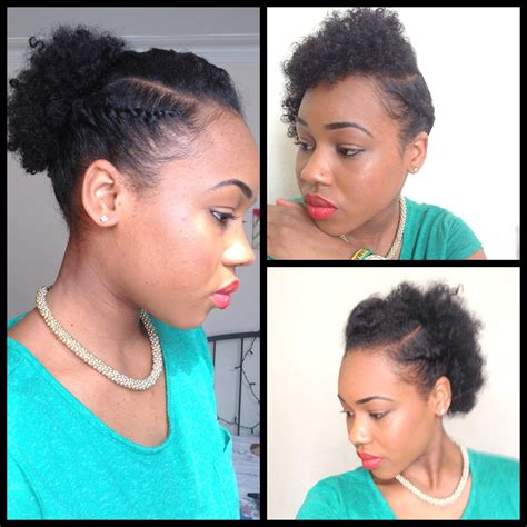 Perfect How Can I Style My Short Natural Hair At Home For Long Hair