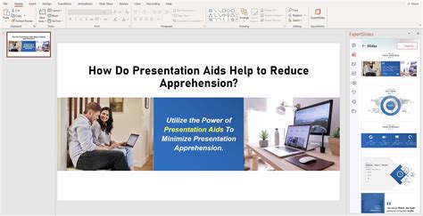 how can presentation aids reduce apprehension
