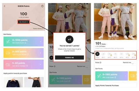 how can u use shein points