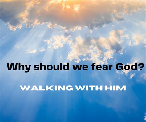 how can we fear god