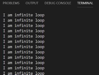 how can you define an infinite loop in python