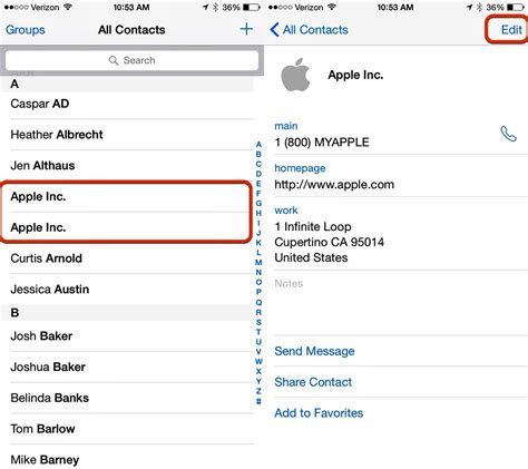 how can you delete duplicate contacts on iphone