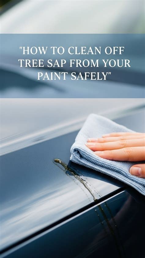 How Clean Off Tree Sap