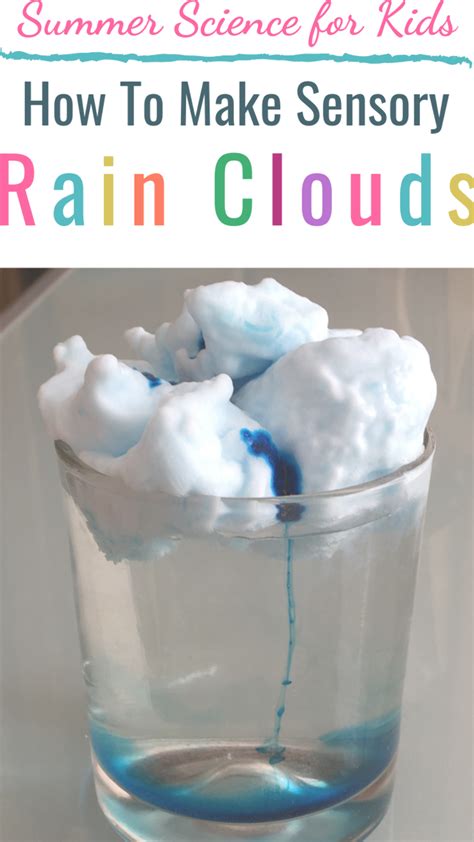 how clouds make rain project
