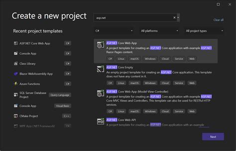 how create new project in visual studio code