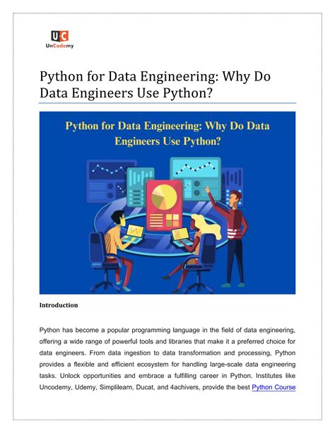 how data engineers use python