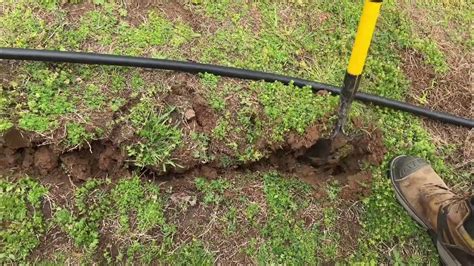 How Deep Bury Irrigation Pipe
