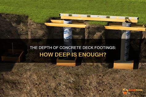 How Deep Does A Deck Footing Need To Be