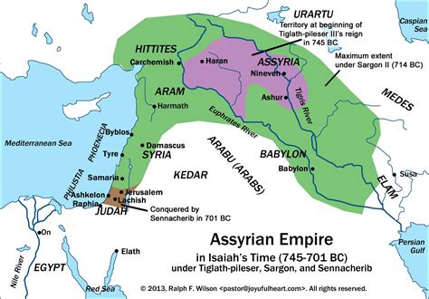 how did assyria rise as a threat to israel