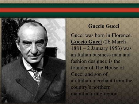 how did gucci start his business