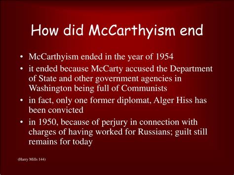 how did mccarthyism affect the us