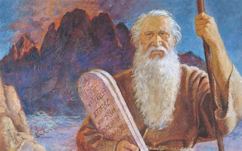how did moses receive the ten commandments