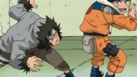 how did naruto beat kiba