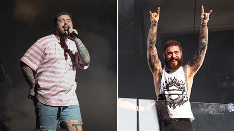 how did post malone lose so much weight