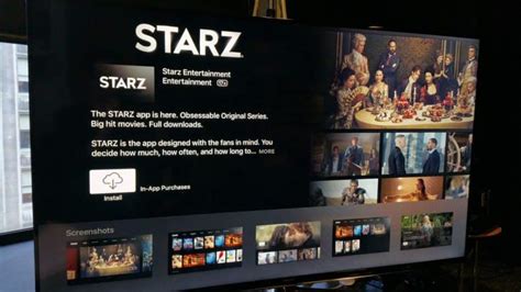 how do i add the starz app to my smart tv