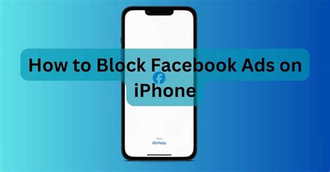 how do i block facebook ads on my iphone