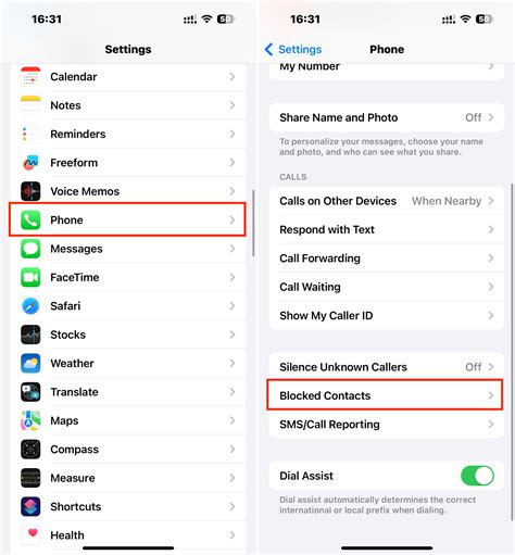 how do i block my phone number on iphone 16