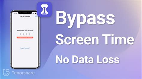 how do i bypass screen time passcode