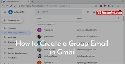 how do i change email groups in gmail