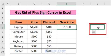 how do i change my cursor back to normal in excel