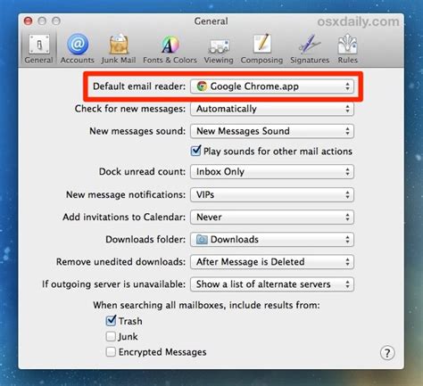 how do i change my default email in excel