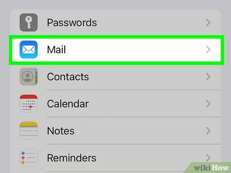 how do i change my email password for my iphone