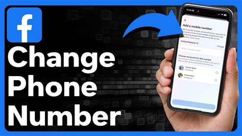 how do i change phone number for facebook