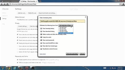 how do i clear cookies on chrome browser