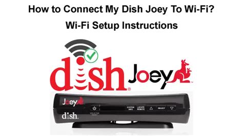 how do i connect my dish joey to the internet