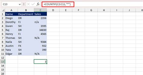 how do i count cells with the same text in excel