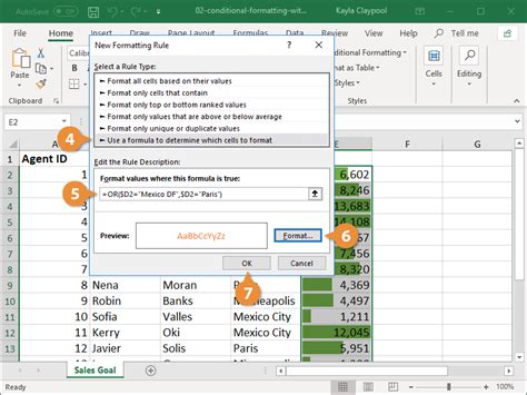 how do i create a custom formula in excel for conditional formatting