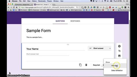 how do i create a form on google docs