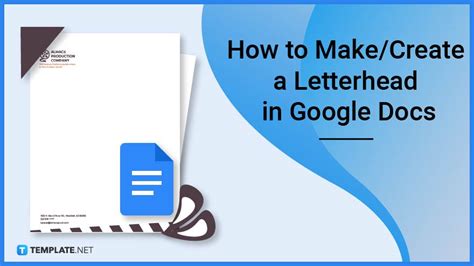 how do i create a letterhead in google docs