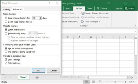how do i create a shared excel file in sharepoint