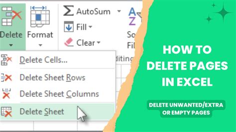 How Do I Delete A Blank Page In Excel