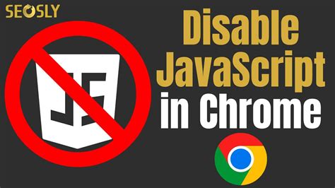 how do i disable javascript on chrome mobile