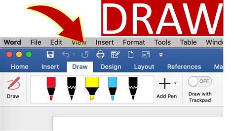 how do i draw on an image in word