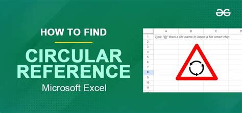 how do i find circular references in an excel spreadsheet