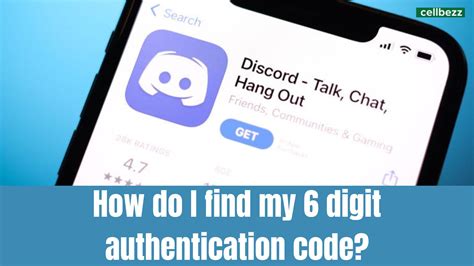 how do i find my 6 digit authentication code