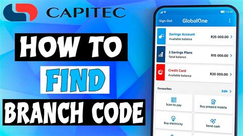 how do i find my capitec branch code