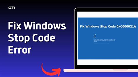 how do i fix windows stop code error
