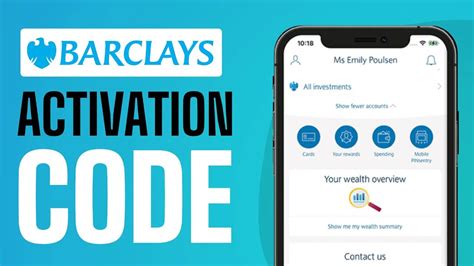 how do i get a barclays app activation code