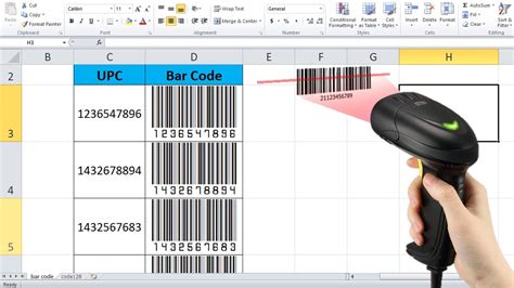 How Do I Get A Barcode Scanner To Work In Excel