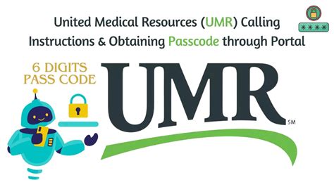 how do i get a passcode for umr