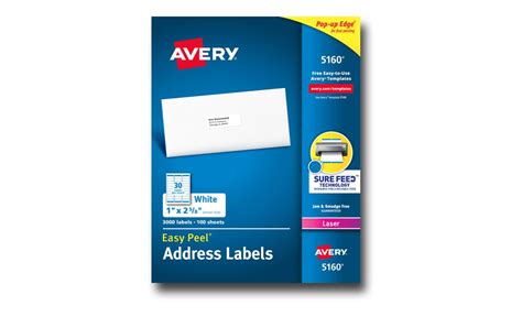 how do i get avery 5160 template in google docs