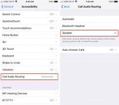 how do i get my iphone to automatically answer calls on speakerphone