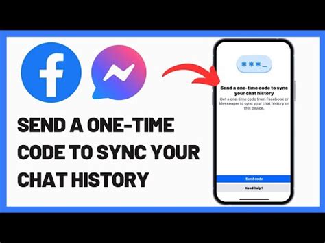 how do i get my messenger sync code