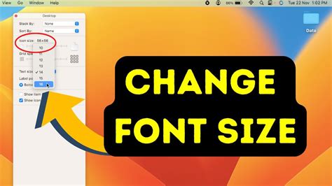 how do i increase text size on my macbook pro