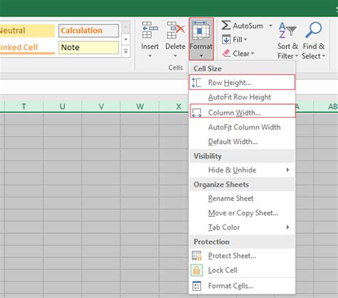 how do i increase the width of a column in excel
