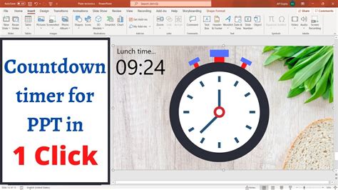 how do i insert a countdown timer in powerpoint
